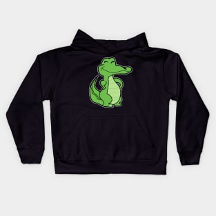 Comic Crocodile Kids Hoodie